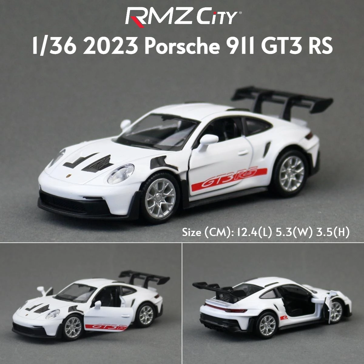 1/36 ポルシェ 911 GT3 RS おもちゃの車のモデル子供のための RMZ CiTY