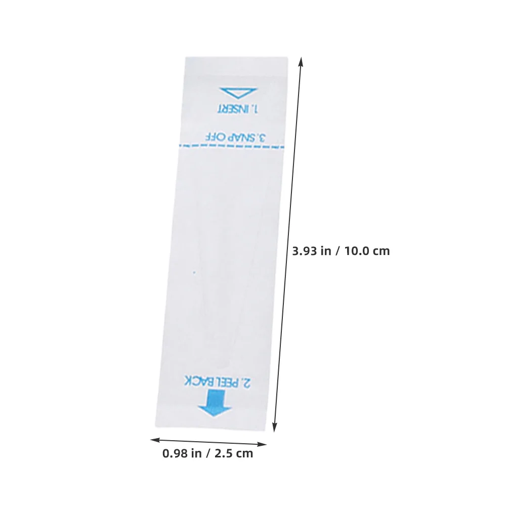 

100Pcs Thermometer Probe Sleeves Paper Protective Covers for Digital Thermometer One-Time Use Covers for Pets Easy and Safe