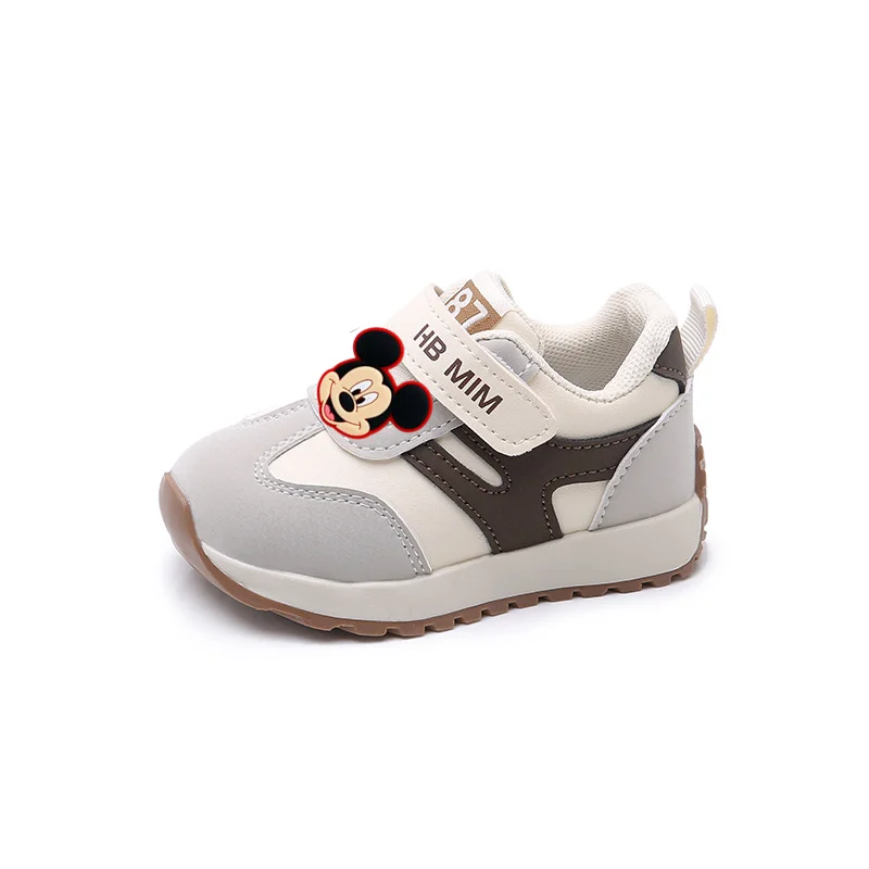 Disney Minnie Mouse meisjesschoenen lente herfst baby zachte bodem peuterschoenen 1 tot 3 jaar oud Mickey Mouse sportschoenen