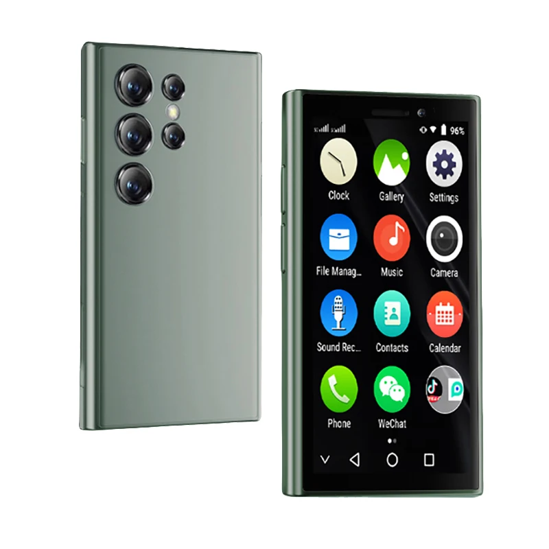 SOYES XS24 PRO 3G هاتف ذكي أنيق 3.0 بوصة رباعي النواة MTK 2GB RAM 16GB ROM ثنائي الشريحة 5MP كاميرا تعمل باللمس هاتف محمول صغير