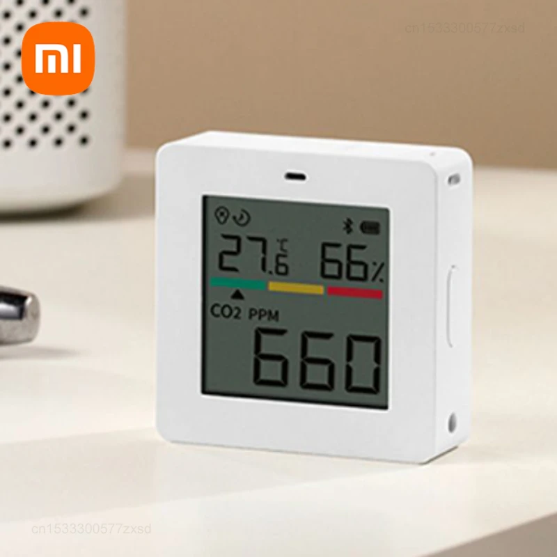 Детектор качества воздуха Xiaomi Miaomiaoce CO2, датчик температуры и влажности, четыре в 1, умное управление через приложение, высокоточный датчик