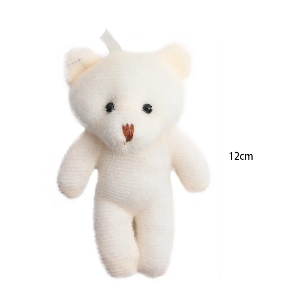 12CM Zaino Portachiavi Peluche Portachiavi Zaino Ciondolo Orso Peluche Bambola Orso Peluche Giocattoli Orso Ciondolo Mini Orso di Peluche