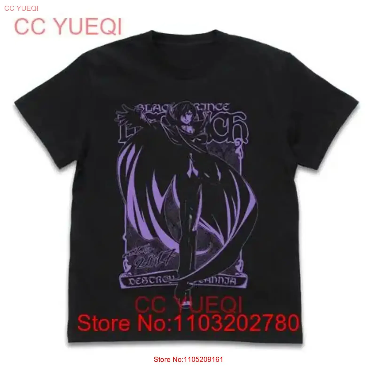 

Футболка Code Geass Lelouch, черная, хлопковая, 100, COSPA из Японии, предзаказ, винтажная, мягкая, повседневная, дышащая, уличная одежда, мужская