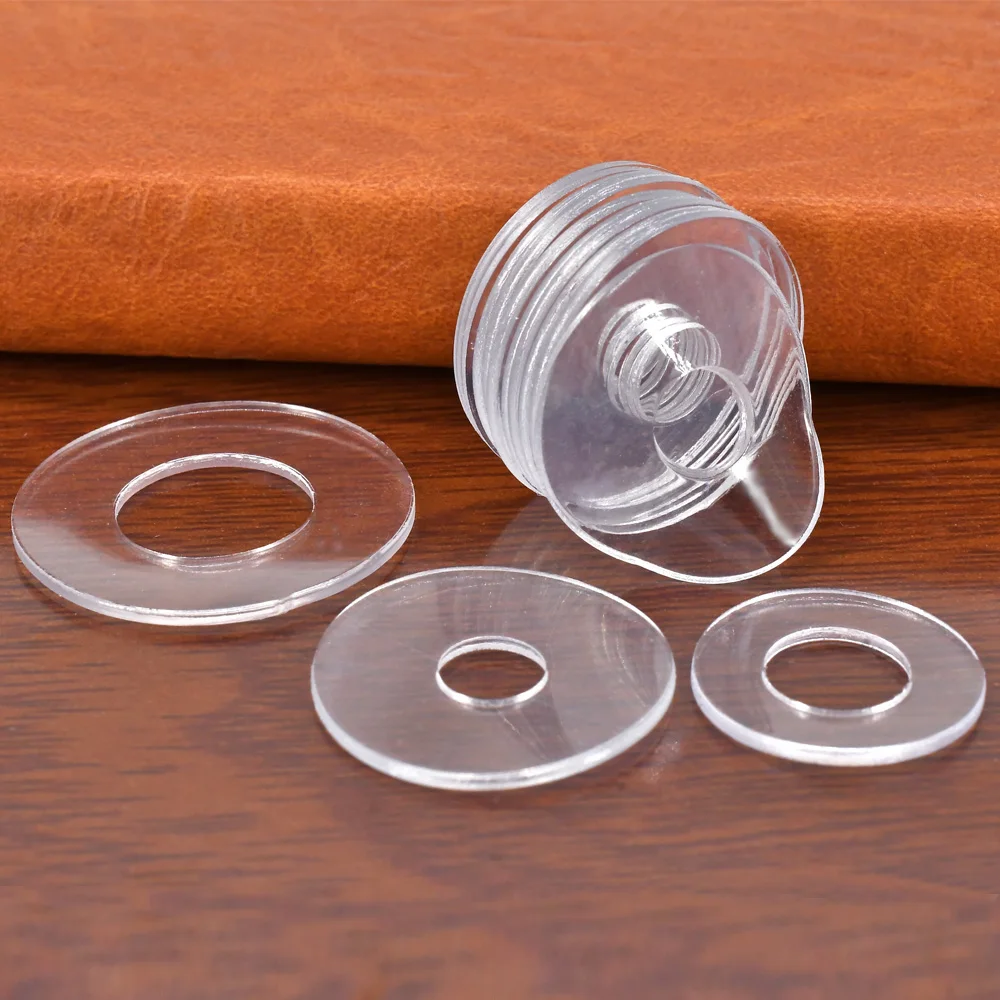 PVC แบนเครื่องซักผ้า M1.3 M1.4 M2 M2.5 M3 M4 M5 M6 M8 M10 M12 M20นุ่มปะเก็นพลาสติกโปร่งใสฉนวนกันความร้อนเบาะสกรูเครื่องซักผ้า