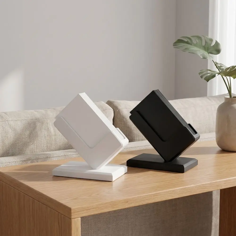 Industrial Style Business Card Storage Rack Plastic 3D Printing Card Display Stand Stable Funny Business Card Holder