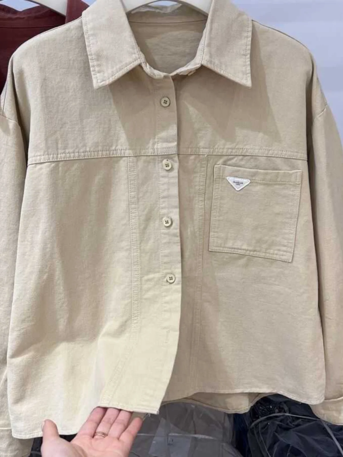 

Japanese Sle Casual irt Jaet Women's Autumn New Small Size Trendy Anti-Aging Leisure This Year's ular Blouse