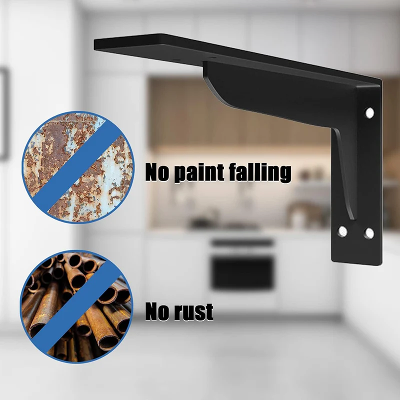 Triangle Support Frame Wall Desk Suspended TV Cabinet Load-bearing Bracket Baffle Fixed Angle Iron Storage Heavy-duty Bracket