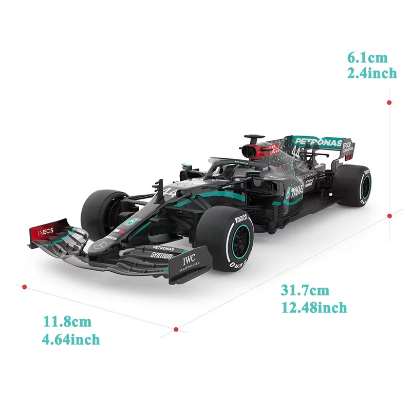 RASTAR 2020 Mercedes AMG F1 W11 EQ Performance RC Car 1:14 Remote Control Car Model DIY Label Body Vehicle Toy Gift For Adults