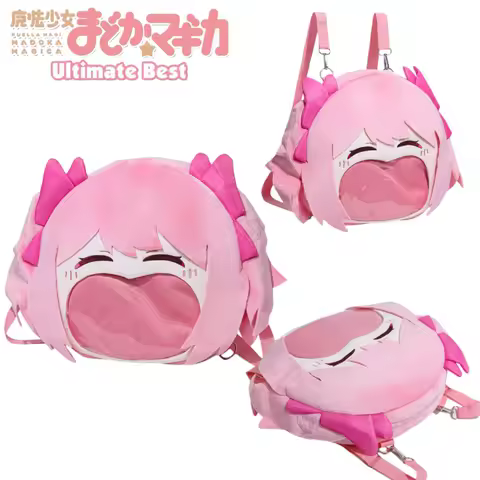 New Puella Magi Madoka Magica Itabag Large-capacity Plush Backpack Anime Peripheral Girl Holiday Gifts Commuting