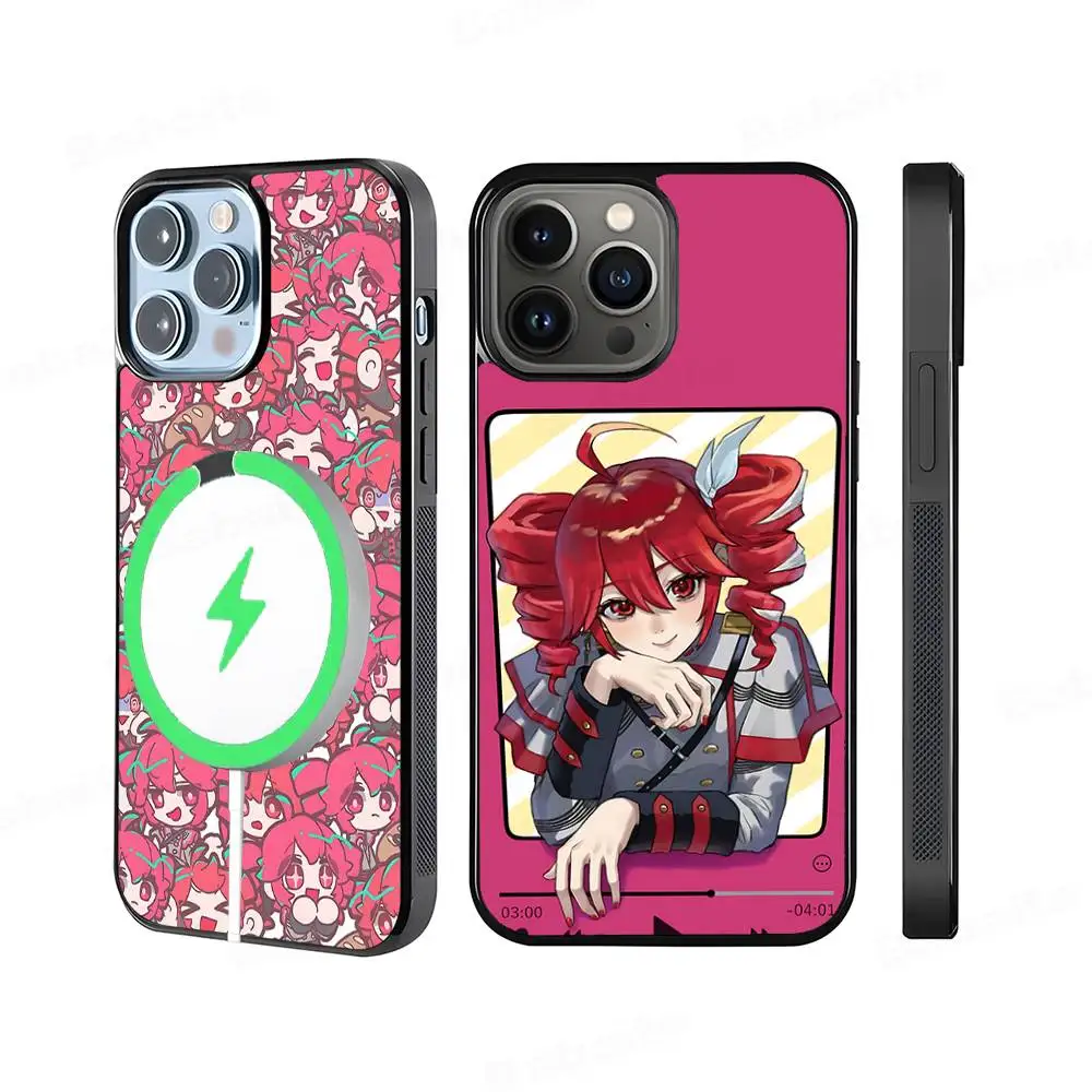 

Popular Virtual Singer Kasane Teto Phone Case IPhone 17 16 15Pro Max Case 14Plus 13 12 11Magesafe Magnetic Wireless Charge Cover