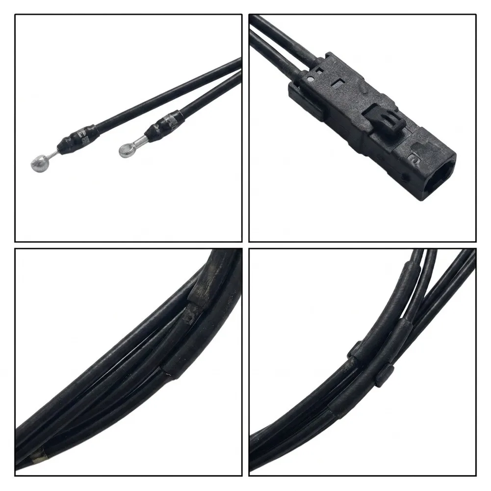 For Engine Hood Repair Hood Lock Release Cable Direct Replacement Part Plastic And Metal Build Front Vehicle Placement
