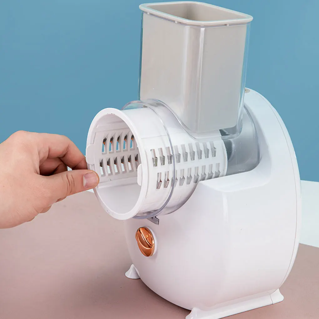 

Grater Food Ingredient Shredder Convenient Charging Version Easy To Clean Time-saving