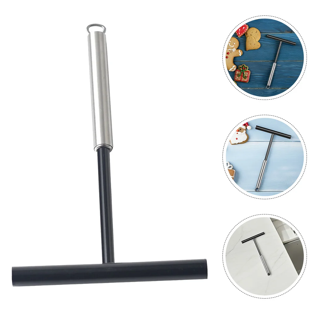 

2Pcs Stainless Steel Cake Cream Spreader T-Shaped Batter Spatula Smooth Edge Safe Crepe Spreader