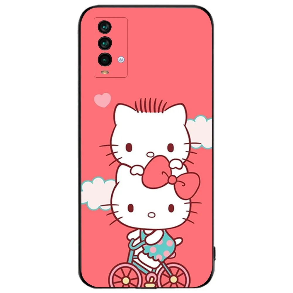 S-Sario H-hello Kitty And Dear D-daniel Phone Case For Xiaomi 11 Redmi Note 11 5G 8T 9A 9 10T Note8Pro Note9 12SUltra Black Case