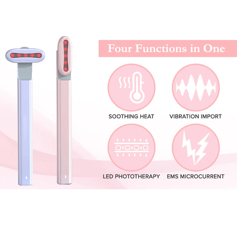 

USB Rechargeable Wrinkle Remover, Skin Rejuvenation, Face Lift, Eyes Massage, Electric Eye Massager