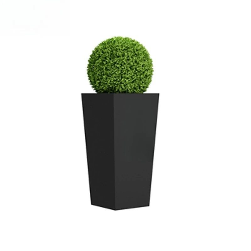

Movable combination flower pot flower bed outdoor wrought iron flower box hotel sales restaurant