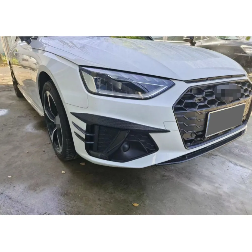 Body Kits For Audi A4 S4 2020-2024 Not Standard A Style ABS Material Front Bumper Fog Lamp Eyebrows Eyelid Cover Car Accessories