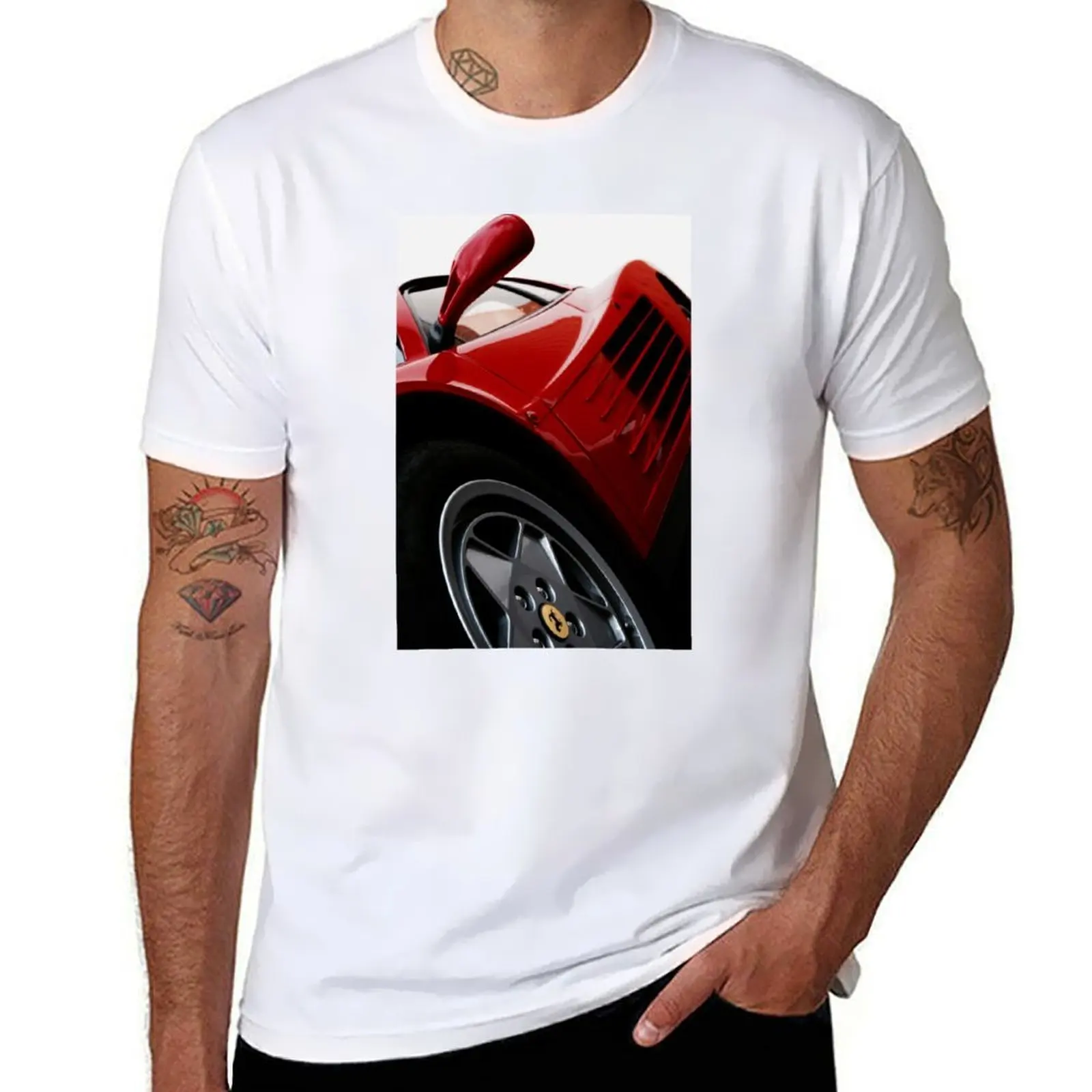 TESTAROSSA ? Thx! T-Shirt man t shirt graphic t shirts for man slim fit T-Shirt