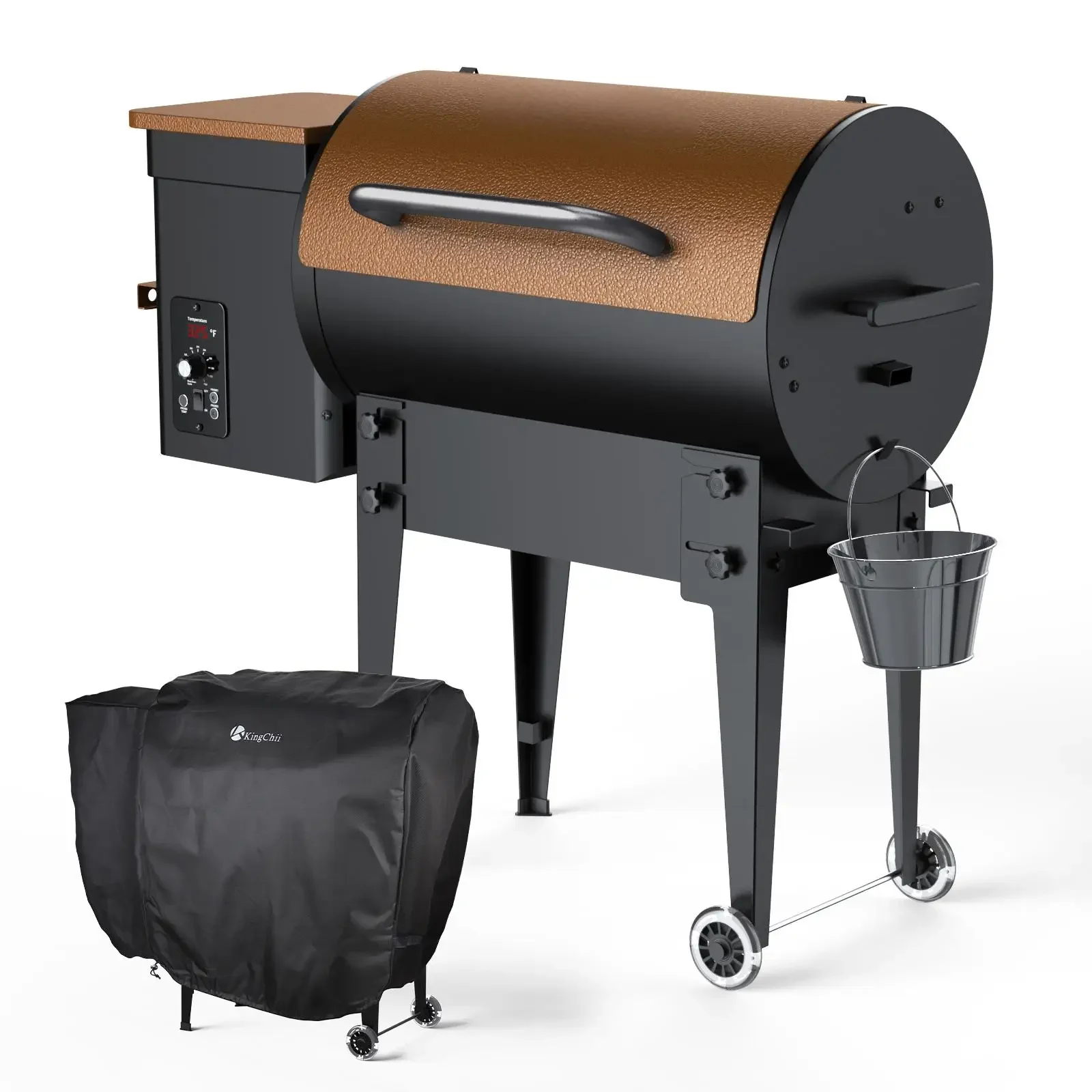 OEM ODM Wood Pellet Smoker Grill Heavy Duty Folding Offset Smoker Grill