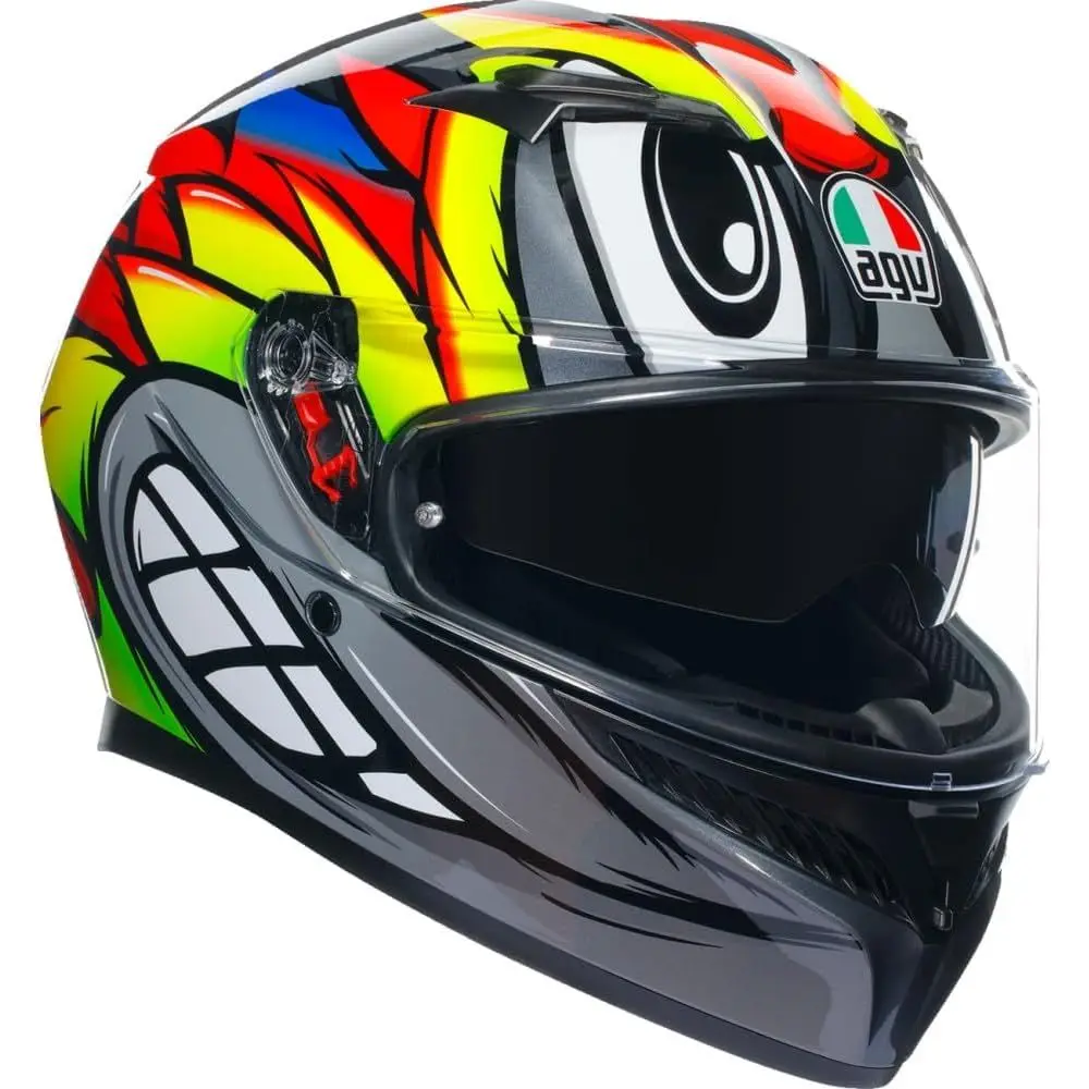 

K3 Birdy 2.0 Motorcycle Helmet Gray/Yellow/Red XL