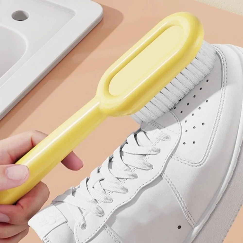 

Прочная пластиковая щетка для обуви с длинной ручкой, 2 шт./компл., портативная щетка для досок с мягкой щетиной, эргономичная щетка для мытья обуви, для домашнего использования