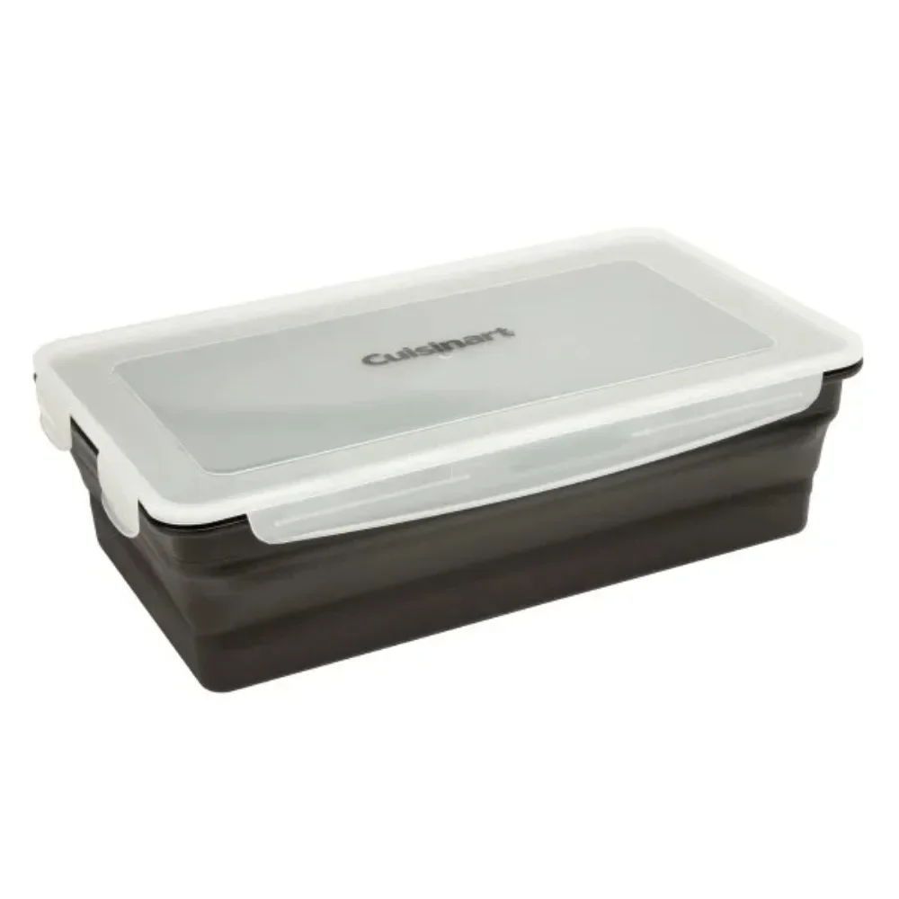 XL Collapsible Marinade Container，Keeps contents sealed and fresh，Comes with secure snap closure