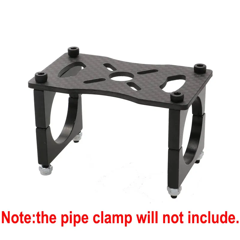 10PCS DIY 12/16/20/22/25/30mm Tube Clamp 3K Carbon Fiber Plate Motor Fixed Mount Clip Holder Bracket for RC FPV Drone Quadcopter