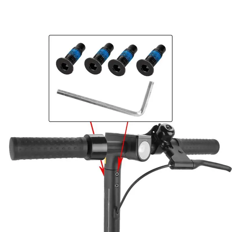 Forehead Screw for Xiaomi Electric Scooter M365 PRO NINEBOT Max G30 F20 F30 F40 Extended Rubber Forehead Accessories