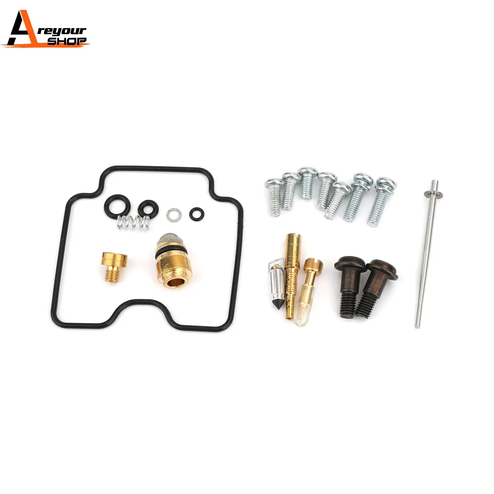 Areyourshop for Yamaha XV1600 Road Star XV 1600 1999-2003 2002 2001 2000 Carburetor Repair Kit Replacement Motorcycle Parts