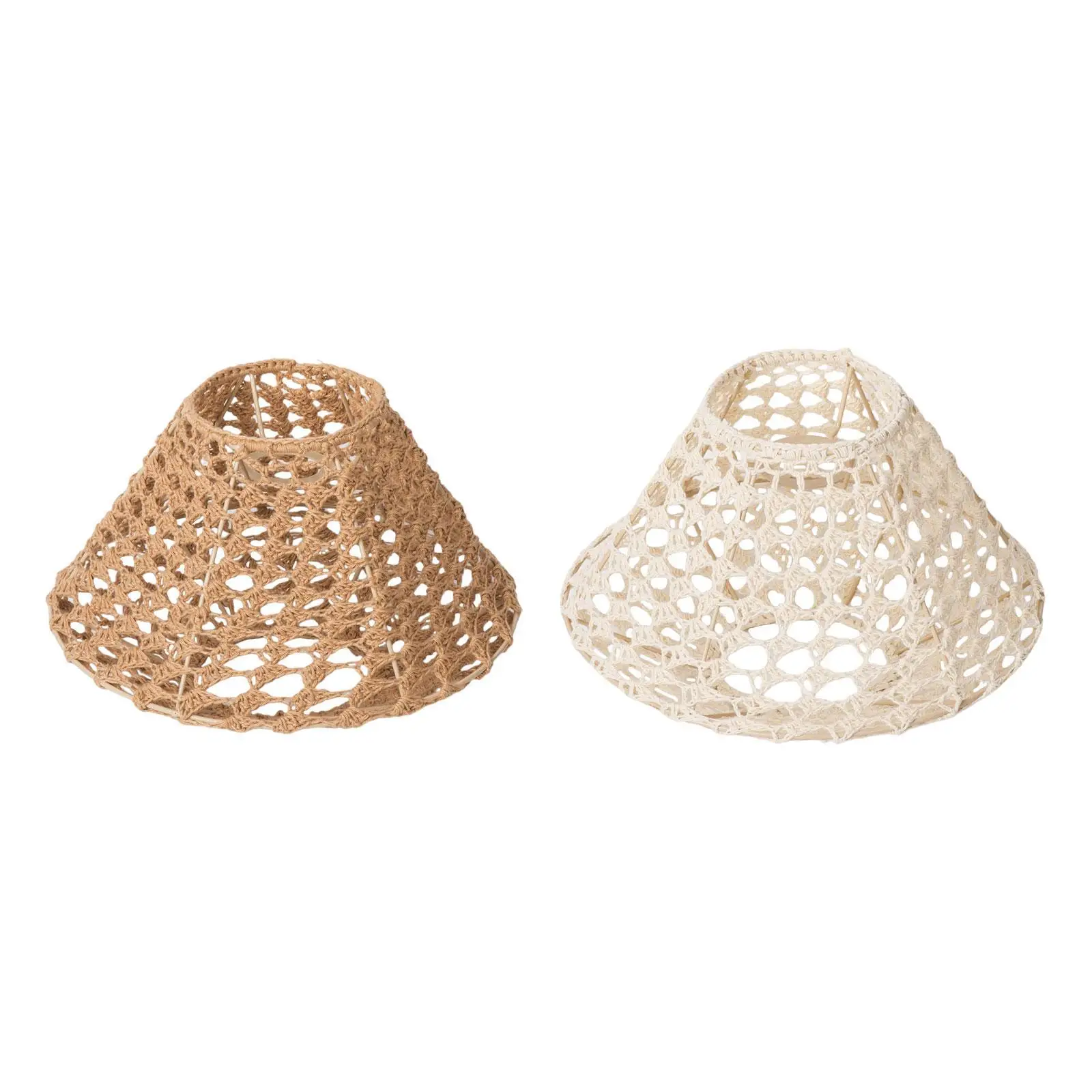 로프 짠 전등 갓 펜던트 라이트 그늘 장식 테이블 램프 전등 갓 램프 커버 테이블 조명 머리맡 램프 주방 카페