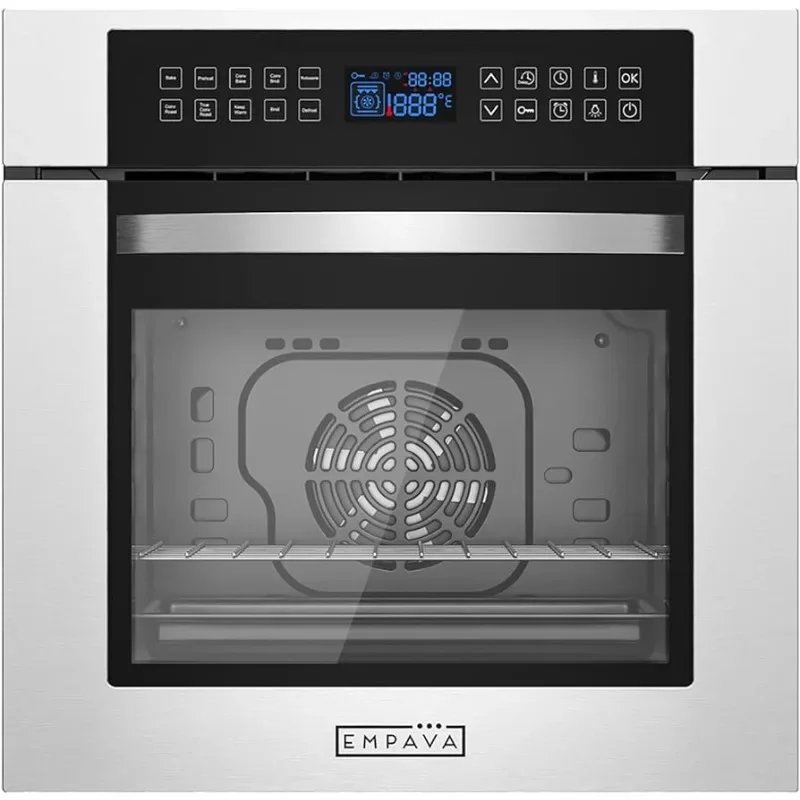 

Convection single wall oven 10 cooking functions Deluxe 360° rotisserie with responsive touch controls