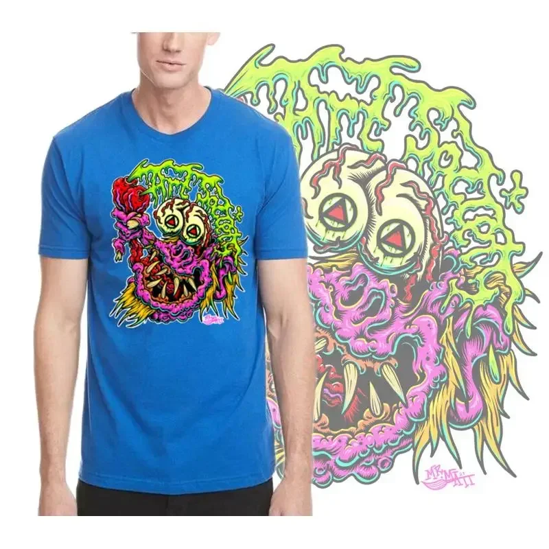 BRAND NEW Art Society GNARLY ROYAL BLUE T Shirt SMALL 3XLARGE LIMITED RELEASE