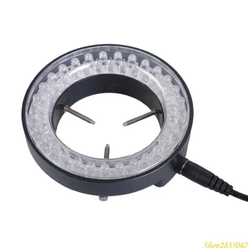 حلقات LED المحترفة في المجهر مع 60 مصابيح LED سطوع قابل للتعديل لاستخدام المختبر والملاحظات البيولوجية 831F #5