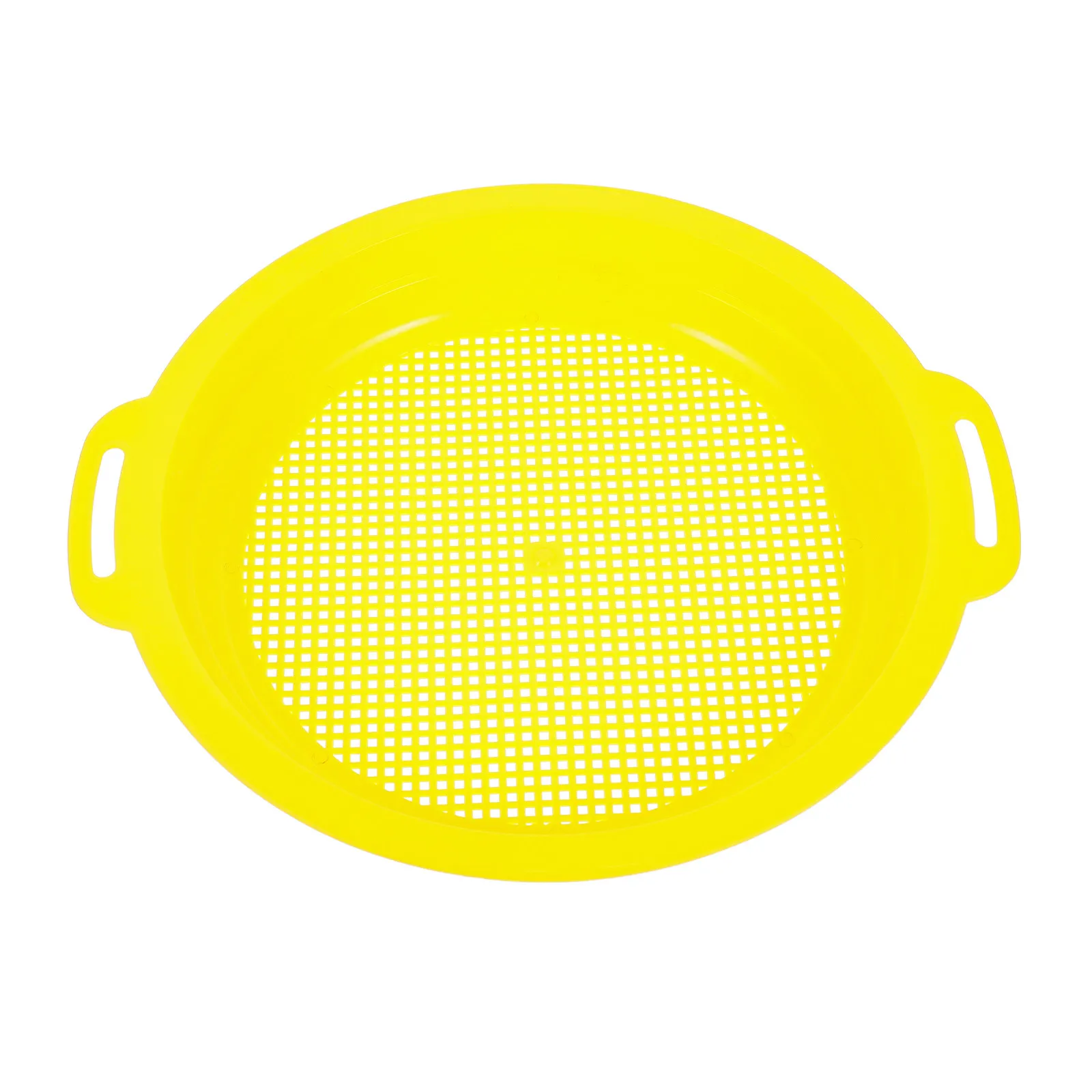 3Pcs Plastic Sand Sifter Set Bright Color Handheld Sieve for Beach Pool Play Summer Outdoor Fun Promotes