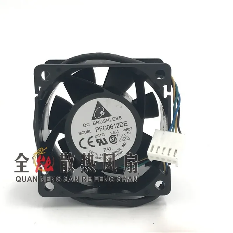 for PFC0612DE 6cm 6038 12V 1.68A Super Large Air Volume Supercharged Violent Cooling Fan