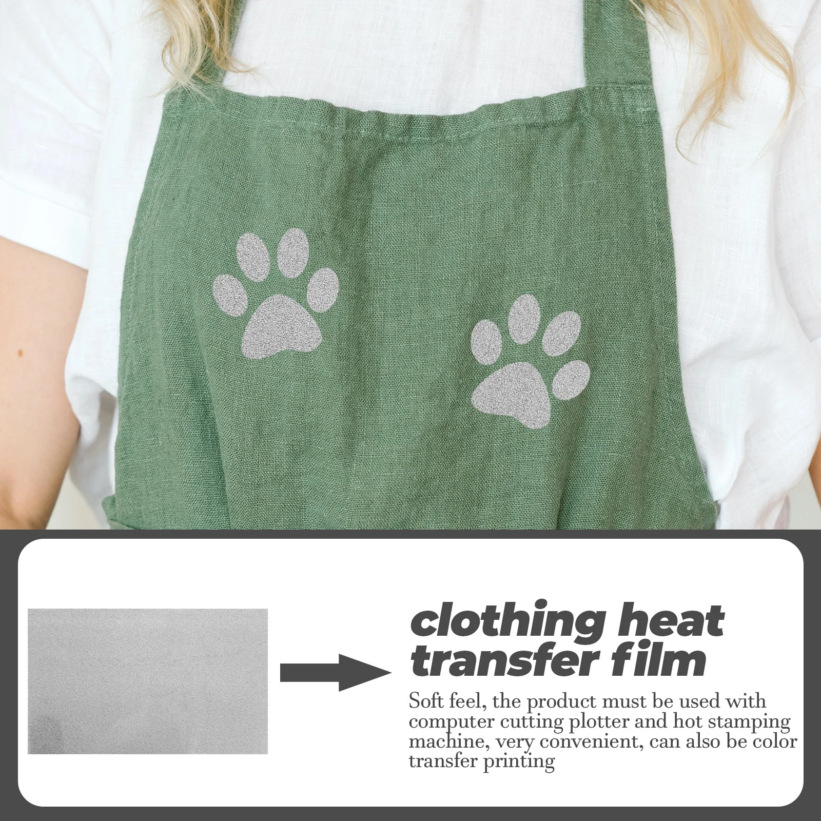 1 ورقة بريق نقل الحرارة الفينيل الحديد على الفينيل للملابس DIY بها بنفسك أفلام نقل الحرف غسل التصاق المقاوم #1