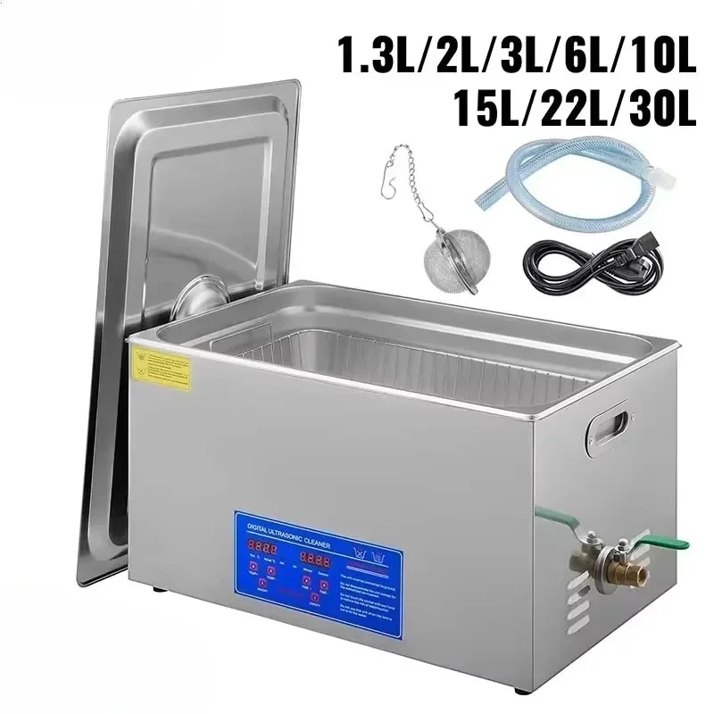 

VEVOR Ultrasonic Cleaner Home Appliance Ultrasound Cleaner Ultrasound Cleaning Machine 1.3-30L Portable Washing Machine