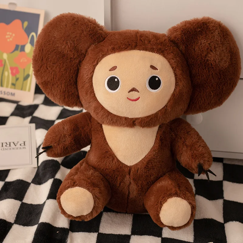 

25cm Cherbourg Monkey Plush Doll Children's Hand-Held Toys Lovely Room Decorations For Children's Birthday Gift