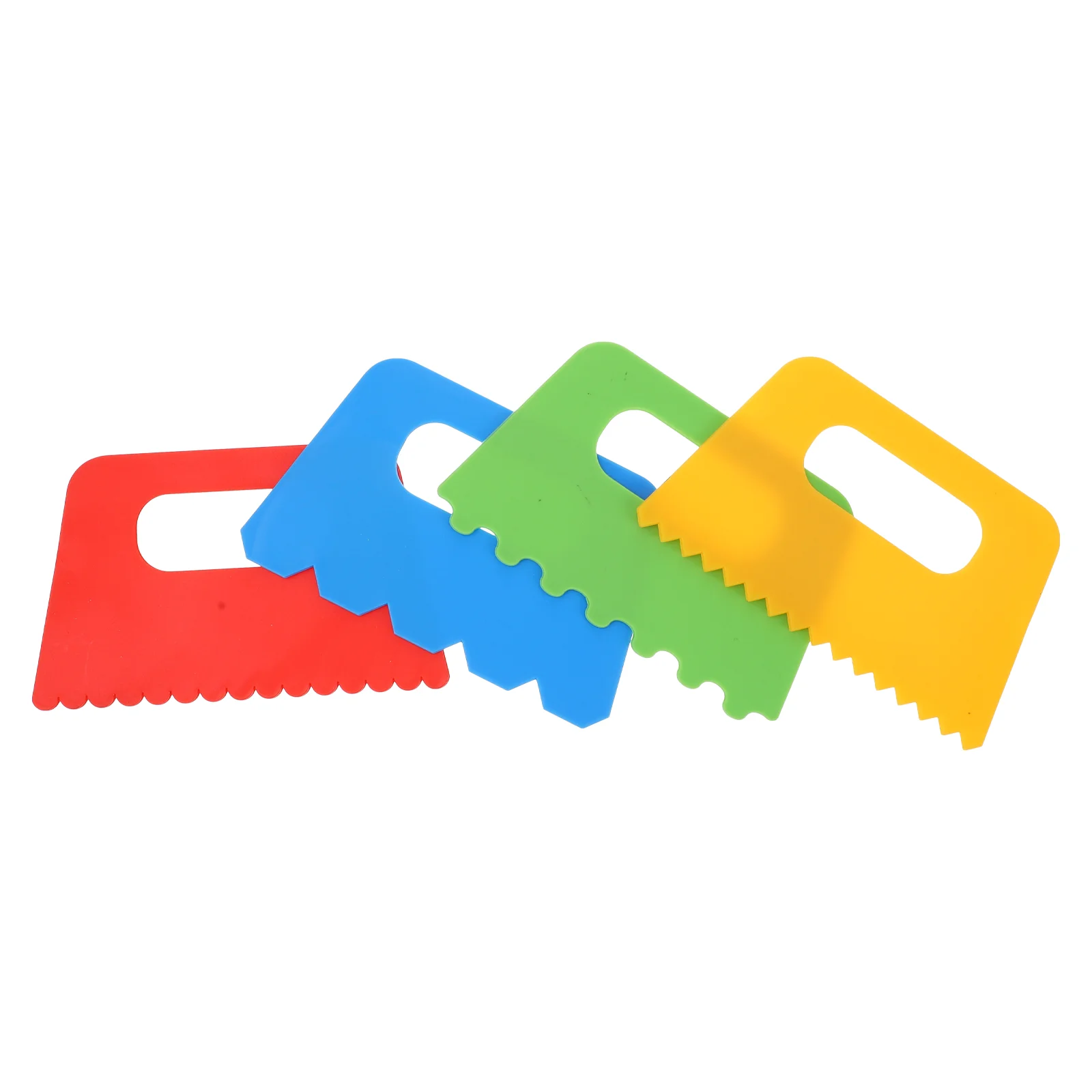 4 Pcs Paint Graffiti Brush Kids Crafts Drawing Tool for Children Clay Painting Scraper