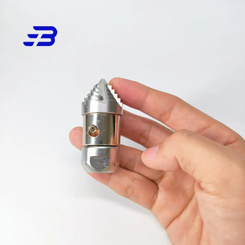 

3/8 Mini 160G rotary nozzle small flow 15-30L/min High-pressure water Mouse sewer drain tube cleaning nozzle