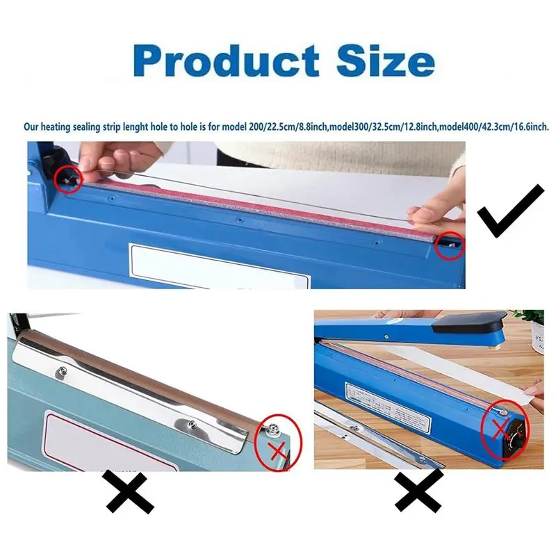 WON دفعة السدادة استبدال أجزاء 16 بوصة-3 مللي متر شرائط عزل الحرارة PTFE أشرطة السدادة أجزاء الملحقات عناصر 6 حزمة #5