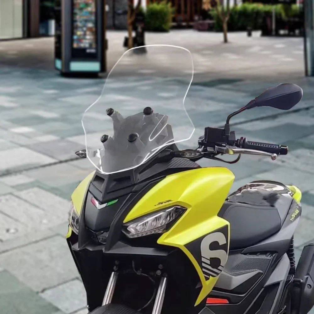 Kaca Depan Sepeda Motor Baru Cocok Aprilia SRGT200 SRGT200 Perlindungan Pelindung Angin untuk Aprilia SRGT200 SR GT 200