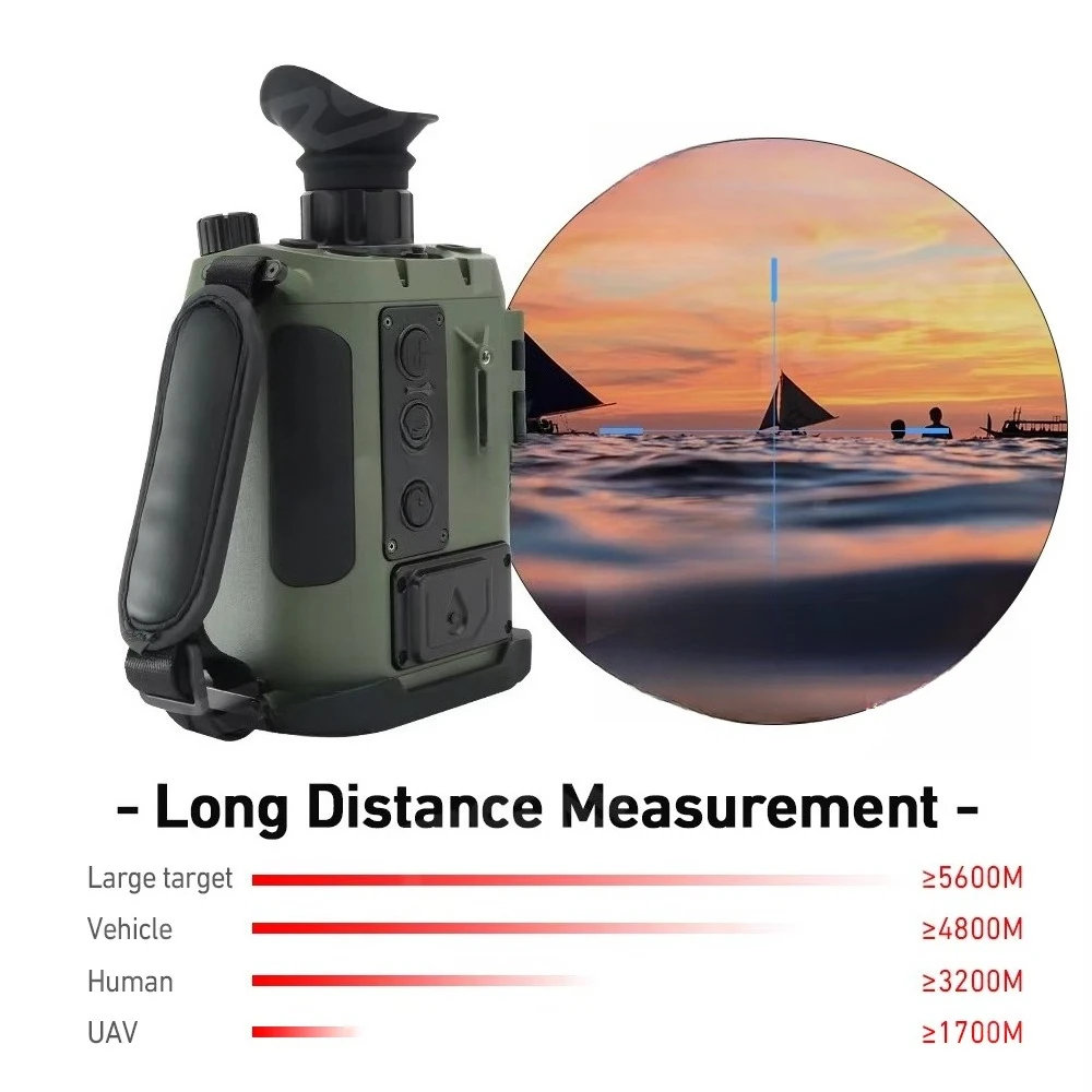 5km/10km/15km Long Distance Accurate Compact Telescope Ranging Measurement Handheld  Range Finder