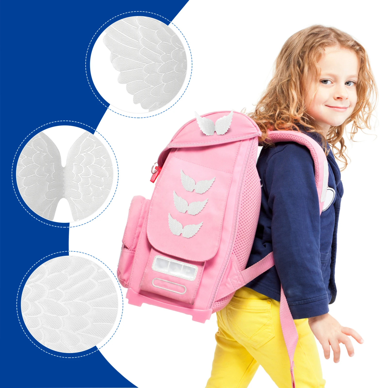 12 шт., украшения с крыльями ангела