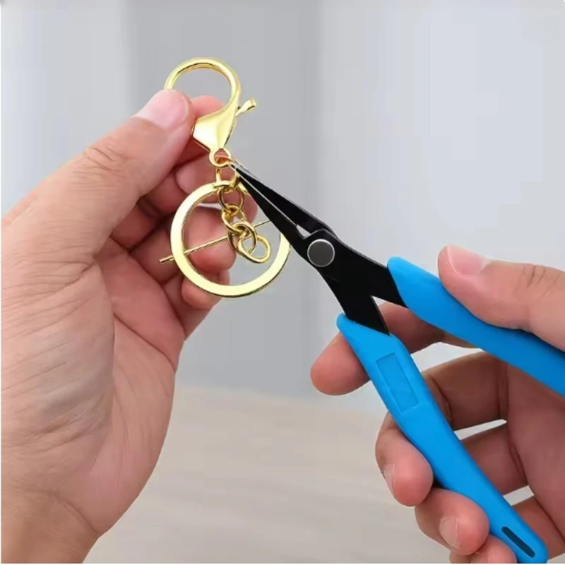 5-inch Fine Pointed Nose Pliers Chain Tweezer Nose Plier Unique Design Finer Tip Jewelry Making Precision Work Wire Hand Tools