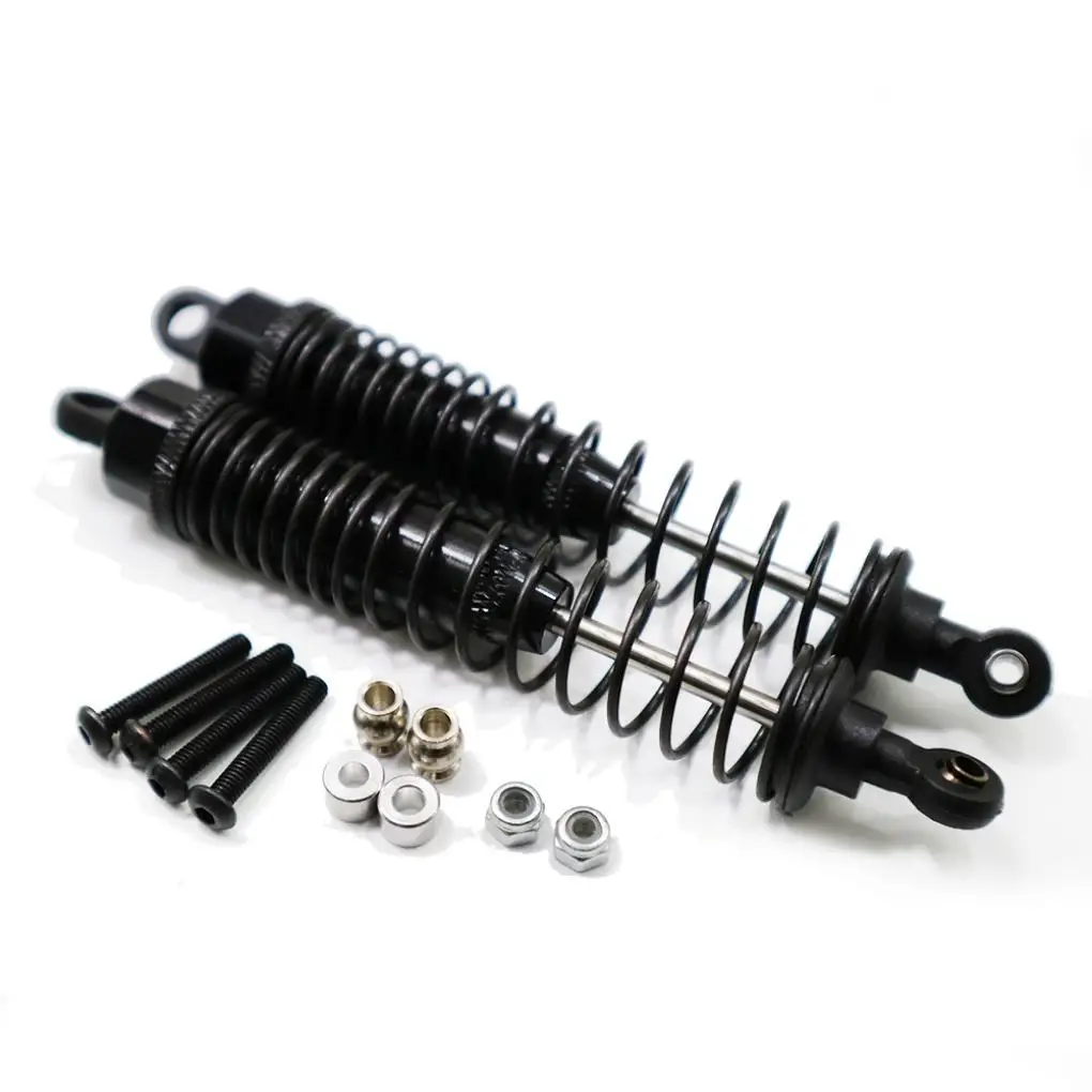 

RCGOFOLLOW Aluminum Alloy Front Rear Shock Absorber Rc Front Rear Shock Absorber For 1/10 RGT 86100 86100JC FTX5579 Black