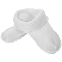 Thermal Socks Plush Hole Shoes Cover Liner for Lining Detachable Winter Clogs Sandals 235X82CM Water White Holes Lovers