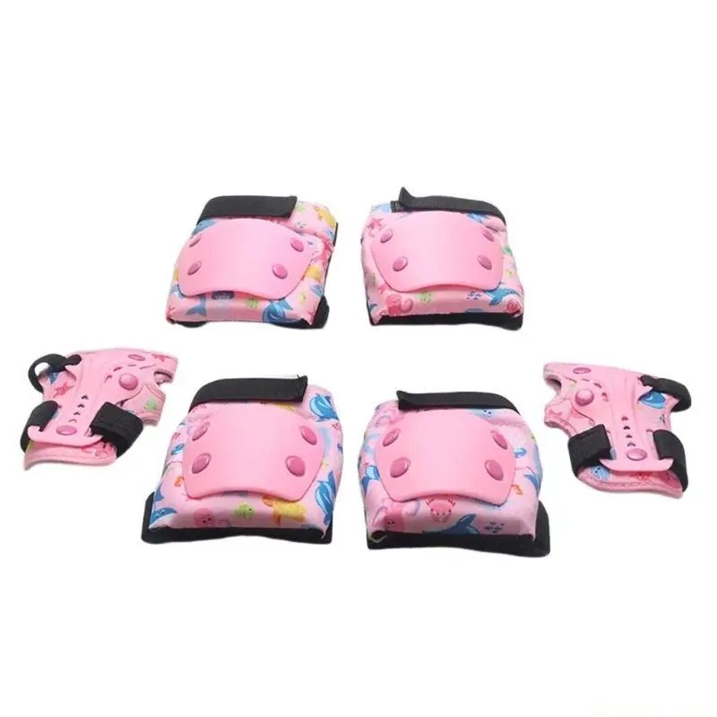 31BE Kid Protective Gear Set  Biking Skating Knee Brace Elbow Brace Hand Pad for Kid