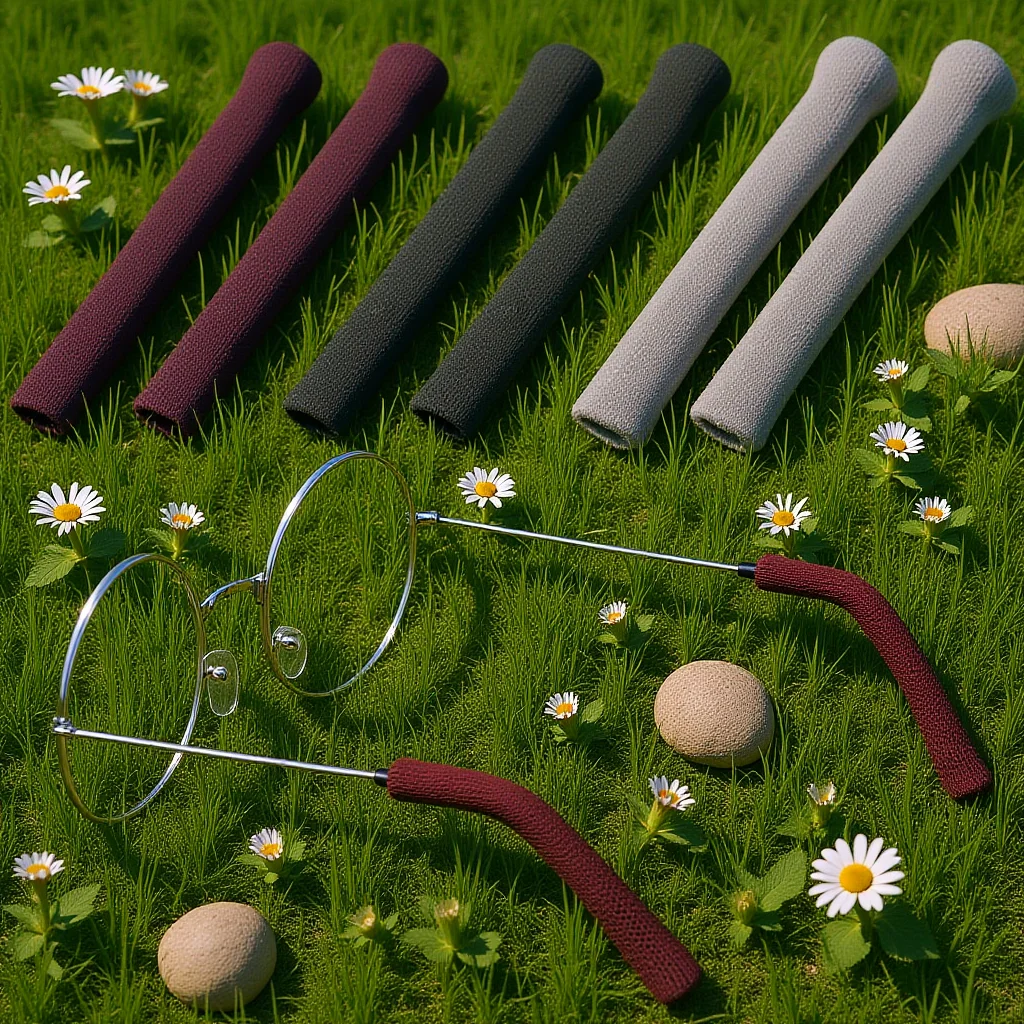 

3 пары мягких вязаных накладок на дужки очков, удобные нескользящие защитные подушечки для ушей, аксессуары для очков