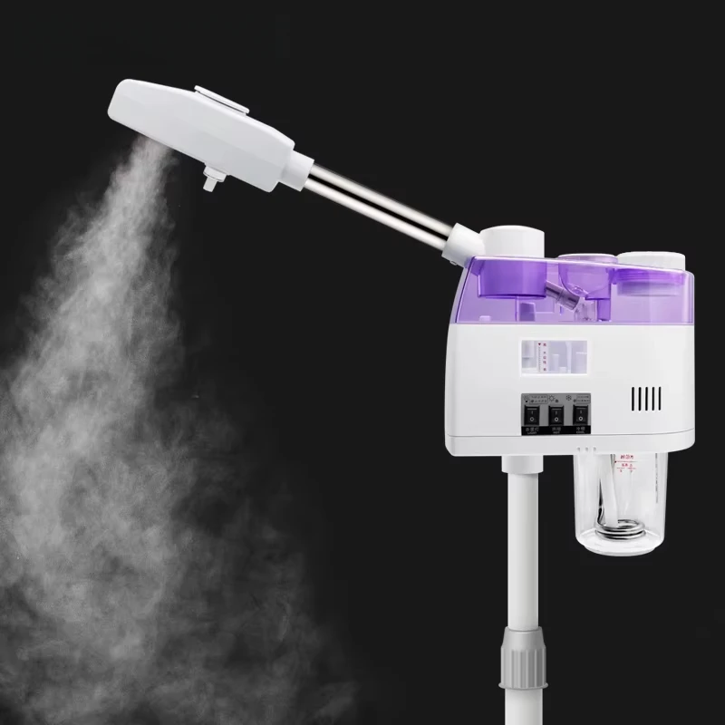 Agua hidratante caliente Spray de vapor facial Spa Nano Spray Vapororizador Sauna facial fría y caliente Steamer Facesteam